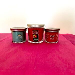 Yankee Candle 3 Fragrance Delight -Sparkling Cinnamon, Holiday Winter, Macintosh